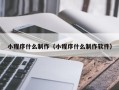 林州小程序什么制作（小程序什么制作软件）